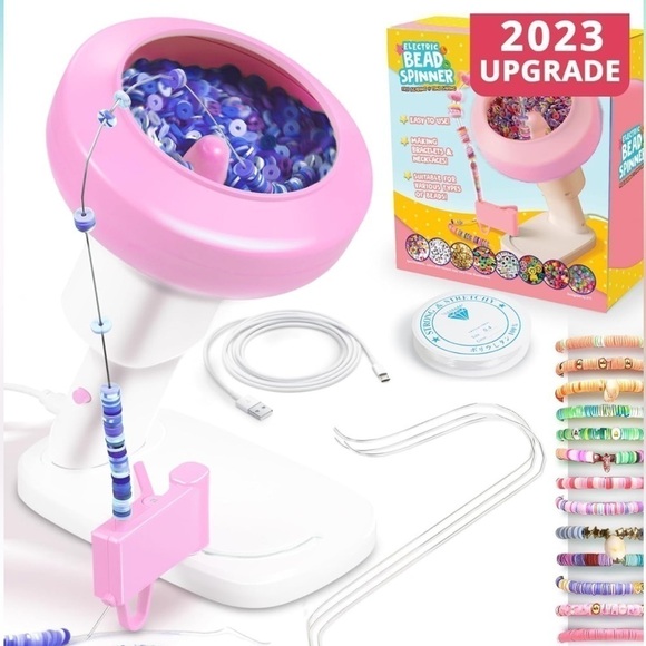 Brand New Electric Bead Spinner Fast Beading Necklace & Bracelet Jewelry Maker - Picture 5 of 14